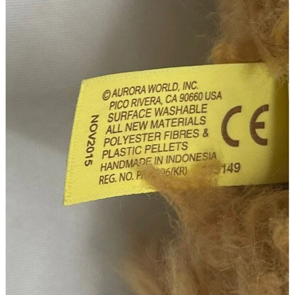 Miyoni Tots 8" Brown Plush Poodle Puppy Dog by Aurora - Picture 14 of 16